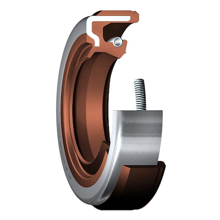 Skf FKM, double lip, Wave oil seal, S.S. spring 16045